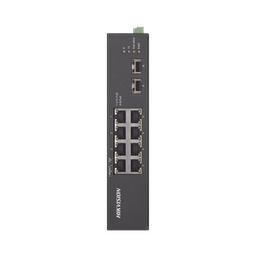 [DS-3T0510HP-E/HS] Switch Industrial No Administrable Gigabit / 6 Puertos Gigabit PoE+ (30 W) + 2 Puertos Gigabit PoE++ (60 W) / 2 Puertos SFP / 120 W Total / 48 a 57 VCD / Ideal para Proyectos / 300 Metros de Distancia | DS-3T0510HP-E/HS
