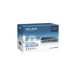 [TL-SG108PE] Easy Smart Switch PoE JetStream , 8 puertos 10/100/1000 Mbps  55 W | TL-SG108PE
