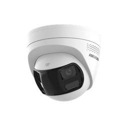 [DS-2CD1363G2P-LIUF/SL] [PROTECCIÓN ACTIVA] Turret IP 6Megapixel / 2 Lentes de 2.8 mm (Imagen Panorámica 180°) / 30 mts IR / Exterior IP67 / Luz Intermitente y Alerta de Audio / Audio Bidireccional / ACUSENSE / WDR 120 dB / Micro SD | DS-2CD1363G2P-LIUF/SL