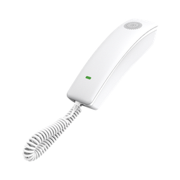 [H2U-W] Teléfono IP profesional para Hotelería, montaje en pared,  teclado numérico estándar, conferencia de 3 vías, Opus y PoE. | H2U-W