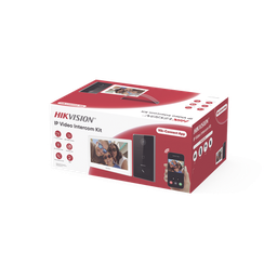 [DS-KIS608-P] Kit de Videoportero IP / Frente de calle para exterior / 2MP / Lector de Tarjeta MiFARE / Monitor Interior / WiFi / Pantalla de 7" Touch | DS-KIS608-P