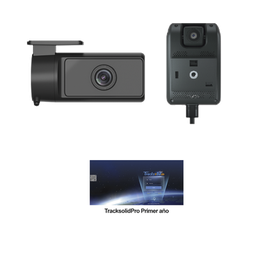 [JC261CI03P] KIT Dashcam con sistema de control ADAS (asistencia de manejo) y Camara de cabina (CI03) / Multiples alarmas /Comunicación dos vías / ideal para flotas vehiculares / Facil instalacio / Incluye primer año de plataforma TrackSolidPro | JC261CI03P