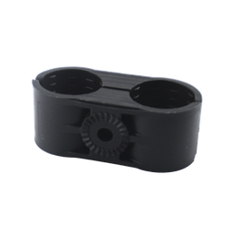 [CB-114] Paquete de 10 Sujetadores Plasticos Para Cable Coaxial de  1- 1/4" | CB-114