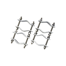 [ANTC-482] Juego de Dos Abrazaderas Dobles para Mástiles de 3.8 a 8.9 cm, con Separación entre centros de 12 cm. | ANTC-482