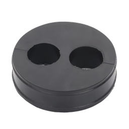 [CI-2-78] Inserto de Caucho de 4" Con Dos Orificios para Cable de 7/8 in | CI-2-78