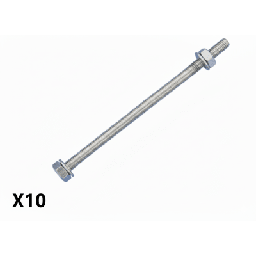 [25202710KTP] Kit de 10 Tornillos para Montar 1 Separador de Plástico | 25202710KTP