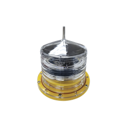 [EI-GSL-SE] Estrobo led para Obstrucción Autónoma con Led Color Rojo con Panel Solar (Luz Fija o Estroboscópica configurable) / No incluye montaje | EI-GSL-SE