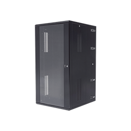 [PZWMC2630W] Gabinete PanZone de Montaje en Pared, de 19in, Puerta con Ventana de Seguridad, 26 UR, 762mm de Profundidad, Color Negro | PZWMC2630W