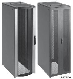 [PSCPC20612B] Gabinete Rack para Servidores ProLine FloTek 42U 2000x600x1200 mm, Acero Negro, Puertas Perforadas, Flujo de Aire Pasivo, Incluye Paneles Laterales | PSCPC20612B