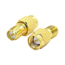 [TT-RM-0021] Adaptador de SMA Macho a SMA Hembra Inverso, Oro/ Oro/ Teflón, | TT-RM-0021