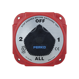 [8603DP] Switch Selector de Batería y Alternador de Servicio Pesado, para Sistemas Eléctricos Marinos | 8603DP