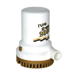 [09] Bomba sumergible de achique serie gold de 2000 galones por hora a 12 Volts de corriente directa. | 09