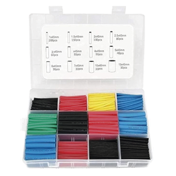 [PST-C04-002] 850 Tubos Termoencogibles (Termofit) 2:1, de 12 Diferentes Medidas | PST-C04-002