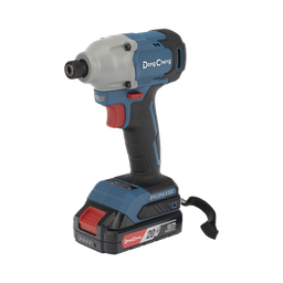 [DCP-L0314-DM] Atornillador de Impacto Inalámbrico 20V / Motor Brushless / Portabrocas Hexagonal 1/4 in / 90-180 Nm Torque / Batería 2.0Ah con Maletín | DCP-L0314-DM