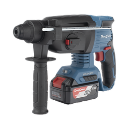 [DCZ-C0424-EM] Martillo Perforador Inalámbrico SDS-PLUS 20V / Motor Brushless / 3 Modos Taladro Percusión Demolición / 2.7 J Energía de Impacto / 2 Baterías 4.0Ah con Cargador y Estuche | DCZ-C0424-EM