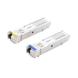 [LP-SFP-BD-1G-3] Transceptores Ópticos Bidireccionales SFP (Mini-Gbic) / Monomodo 1310 & 1550 nm / 1.25 Gbps / 1000BASE-BX / Conector LC/UPC Simplex / DDM / Hasta 3 km / 2 Piezas | LP-SFP-BD-1G-3