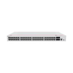 [S220-48P4X] Switch de Acceso Gigabit Administrable PoE Capa 2 / 48 puertos 10/100/1000 Mbps (PoE) / 4 Puertos 10GE SFP+ Uplink / ERPS / IMGP Snooping / DHCP Snooping / PoE Perpetuo / 380W / Administración Nube Gratis | S220-48P4X