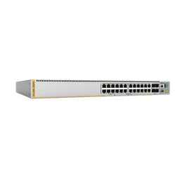 [AT-X530L-28GPX-90] Switch L3 Stackable, 24x 10/100/1000-T PoE+, 4x SFP+, Fuente redundante integradas 740 Watts (TAA compliant version) | AT-X530L-28GPX-90