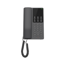 [GHP621W] Teléfono IP Hotelero Wi-Fi, 2 líneas SIP con 2 cuentas, codec Opus, IPV4/IPV6, color negro, con gestión en la nube GDMS | GHP621W
