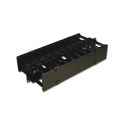 [HCM-6-2UD] Organizador de Cable Horizontal RouteIT, Doble, Para Rack de 19in, 6in de profundidad, 2UR | HCM-6-2UD