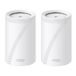 [DECO-BE65-2PACK] KIT 2 Routers Inalámbrico MESH Interior para Hogar / Triple Banda Wi-Fi 7 BE9300 Mbps / 2 Puerto 2.5 Gigabit WAN/LAN / 4 Antenas Internas / Operación Multi-Link MLO / Administración Mediante la App Deco (iOS, Android) / HomeShield | DECO-BE65-2PACK
