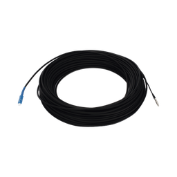 [LP-100-SCU] Rollo de Fibra Óptica Drop Redonda G657A2 Monomodo Simplex de 100 Metros (328.08 Pies) con Conectores SC/UPC-SC/UPC para Instalaciones Aéreas, Subterráneas o a la Intemperie | LP-100-SCU