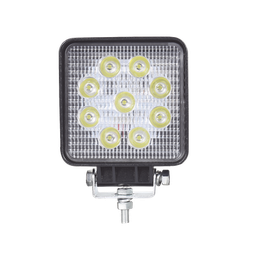 [XD27F] Luz de trabajo de 9 LED , 2300 Lúmenes, 27 Watts, 10-30 Vcc, IP67 | XD27F